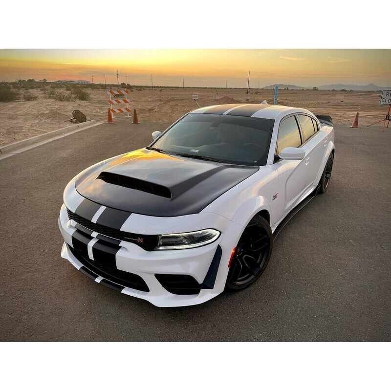 Vicrez Carbon Fiber Demon Hood w/ Vent Scoop vz102505 | Dodge Charger 2015-2023 Vicrez Carbon Fiber Demon Hood w/ Vent Scoop vz102505 | Dodge Charger 2015-2023