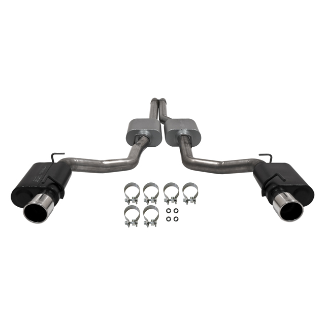 FLOWMASTER Cat-back System 409S - Dual Rear Exit - Force II - Mild/Moderate Sound
