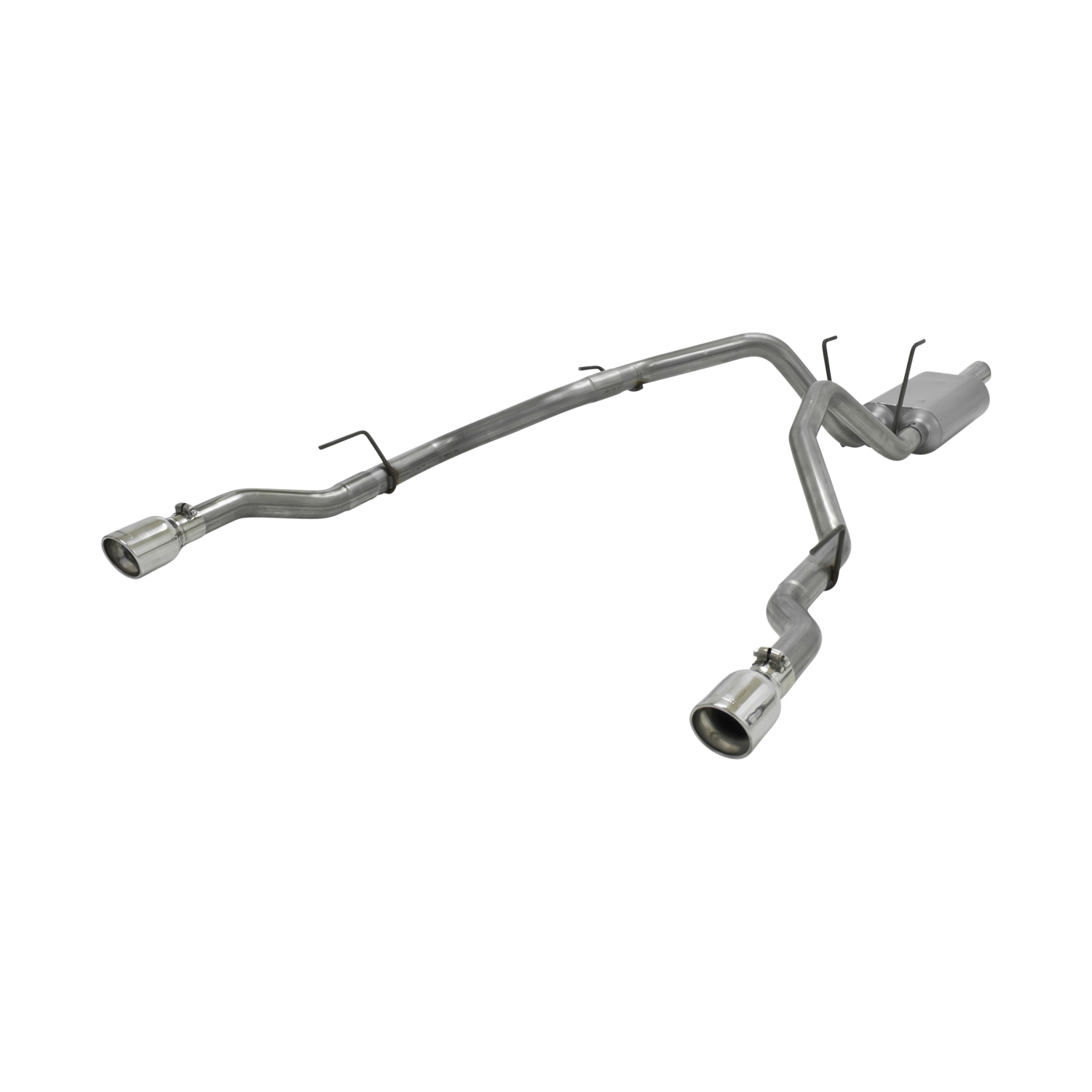 Cat-back System 409S - Dual Rear Exit - American Thunder® - Aggressive Sound