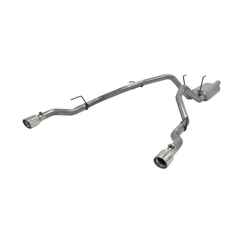 Cat-back System 409S - Dual Rear Exit - American Thunder® - Aggressive Sound
