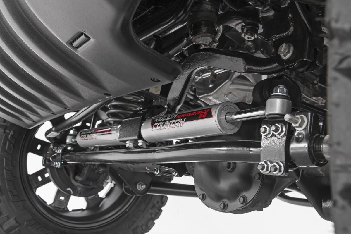 JEEP 2.2 DUAL STEERING STABILIZER (07-17)  Jeep Wrangler JK 2 Door &amp; Unlimited 4 Door (With 2&quot;-6&quot; Lift)