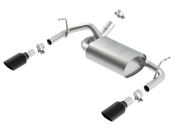 BORLA Wrangler 2 &amp; 4 door 2012-2017 Rear Section Exhaust - ATAK