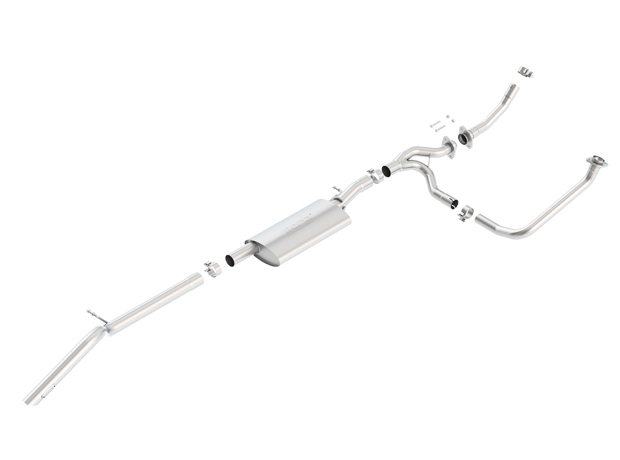 BORLA Wrangler 4 door &quot;Climber&quot; 2012-2017 Cat-Back™ Exhaust - S-Type