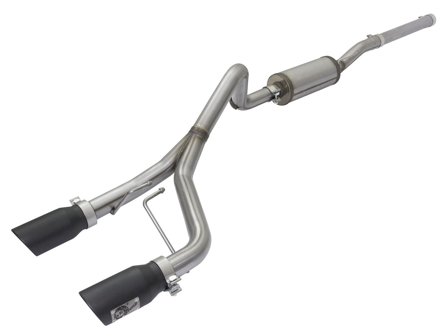 aFe POWER 49-48056-B Rebel Series 2-1/2&quot; 409 Stainless Steel Cat-Back Exhaust System