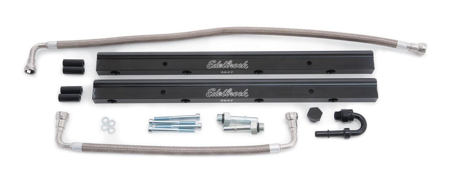 Edelbrock 3647 Fuel Rail Kit Chrysler 5.7L 6.1L 6.4L Hemi Gen III Eagle WT