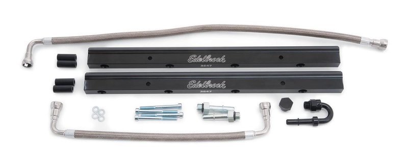 Edelbrock 3647 Fuel Rail Kit Chrysler 5.7L 6.1L 6.4L Hemi Gen III Eagle WT