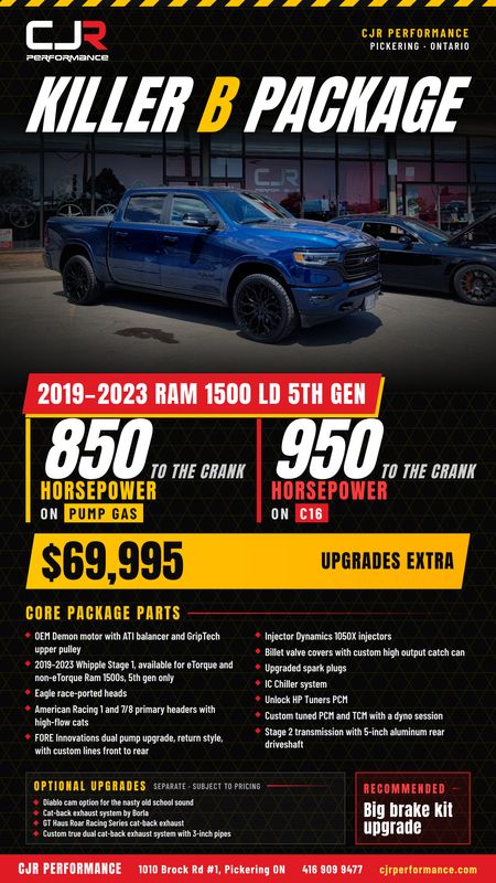 RAM 1500 Killer B Package RAM 1500 Killer B Package