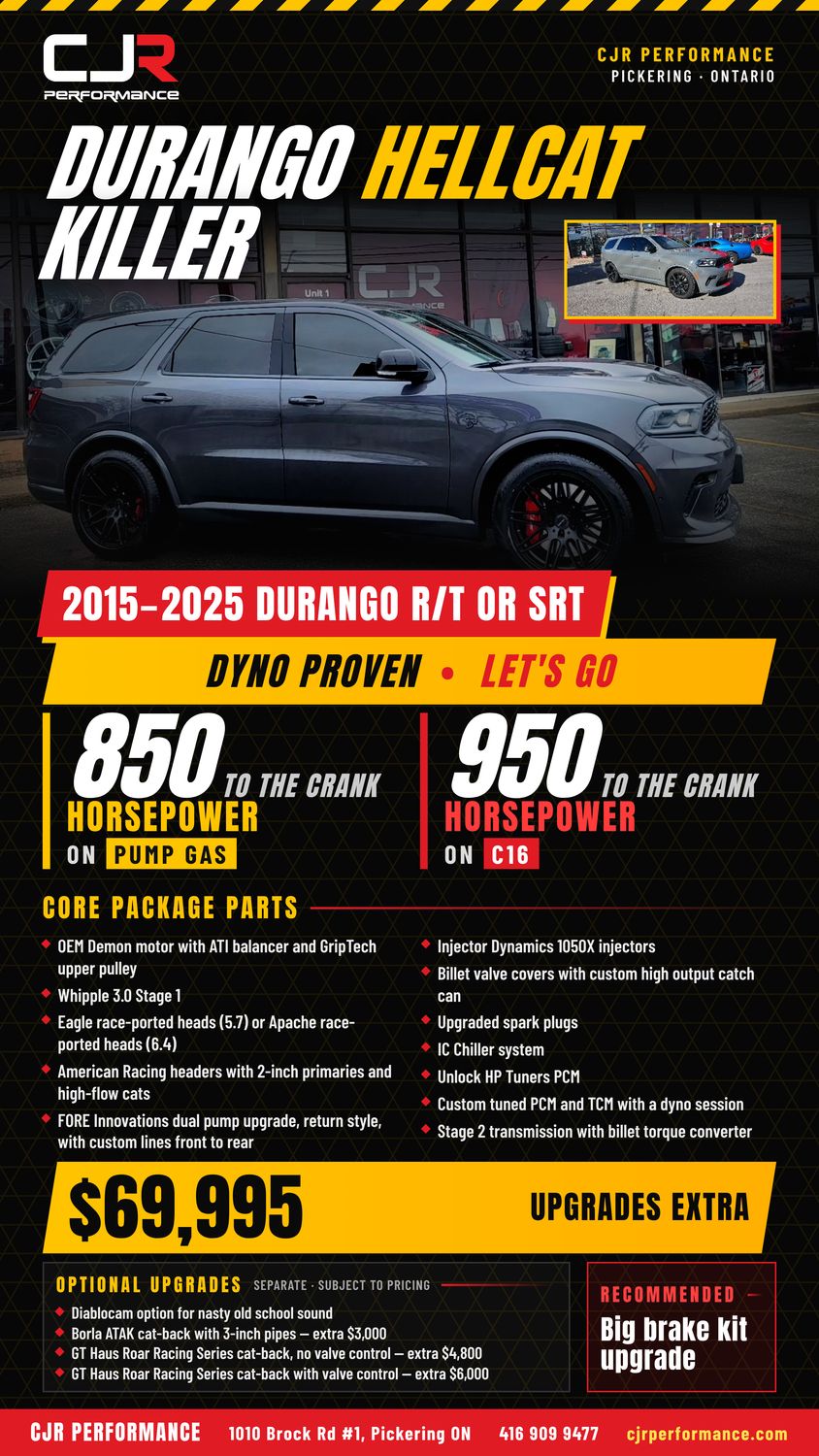 Durango Hellcat Killer Package Durango Hellcat Killer Package