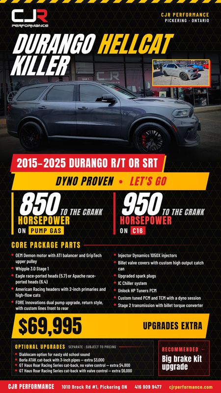 Durango Hellcat Killer Package