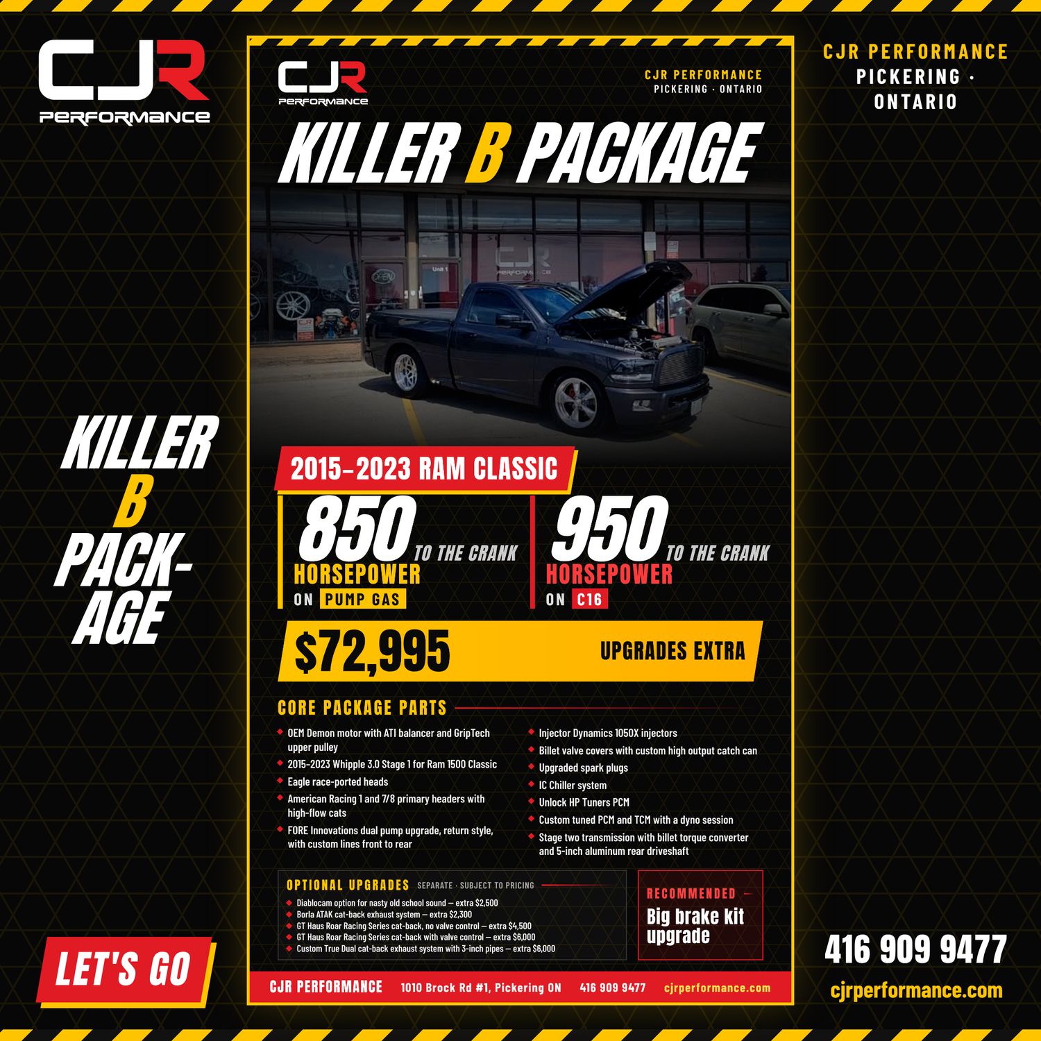 Killer B Package — Ram Classic