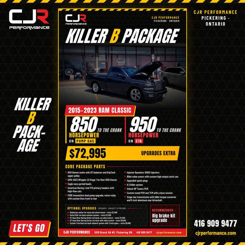 Killer B Package — Ram Classic Killer B Package — Ram Classic
