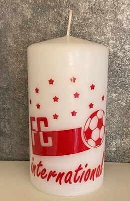 FC Köln international Kerze Rot