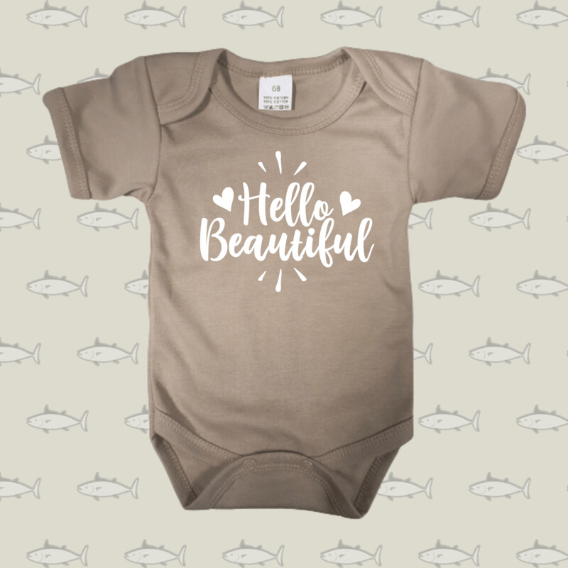 Baby romper-Hello