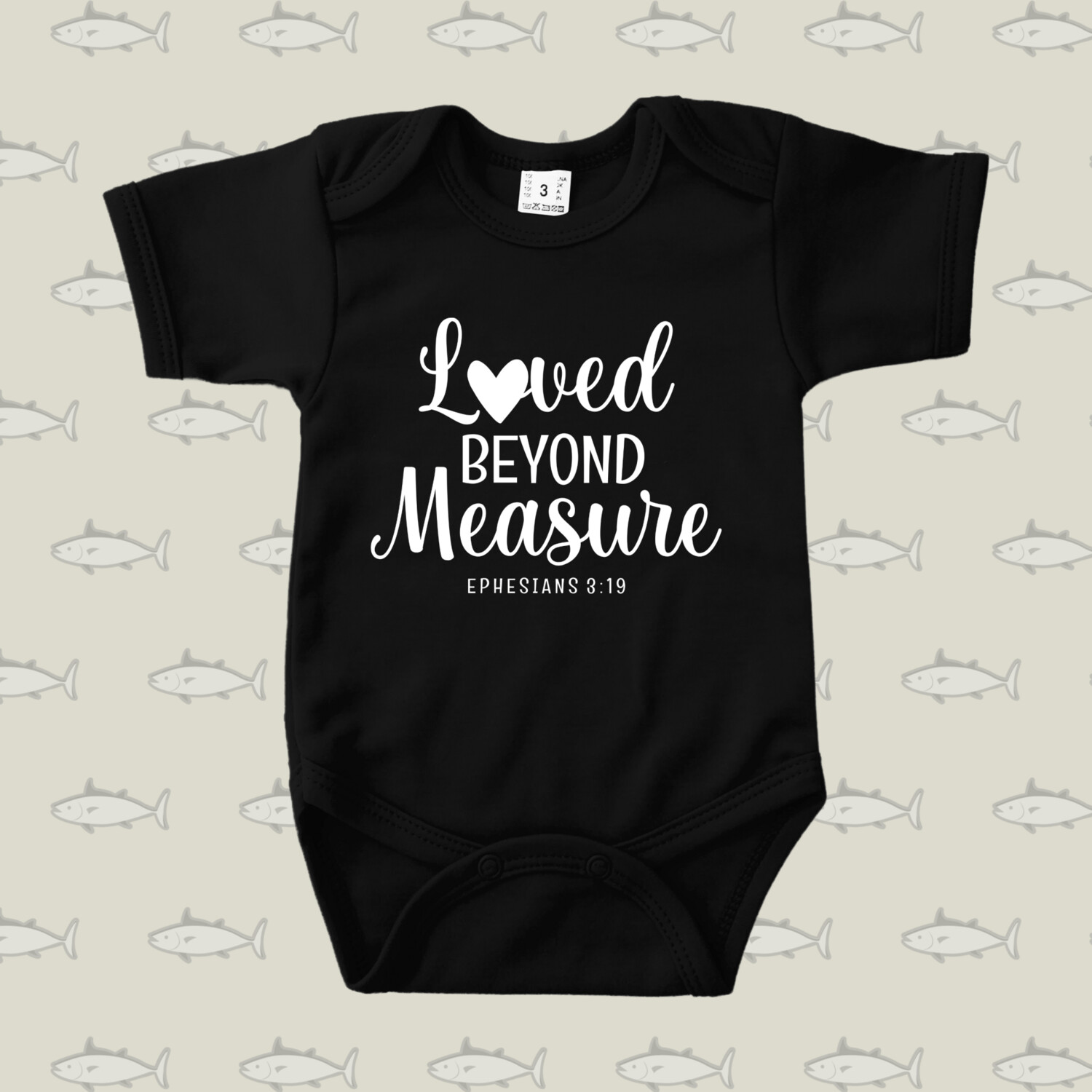 Baby romper-Loved beyond