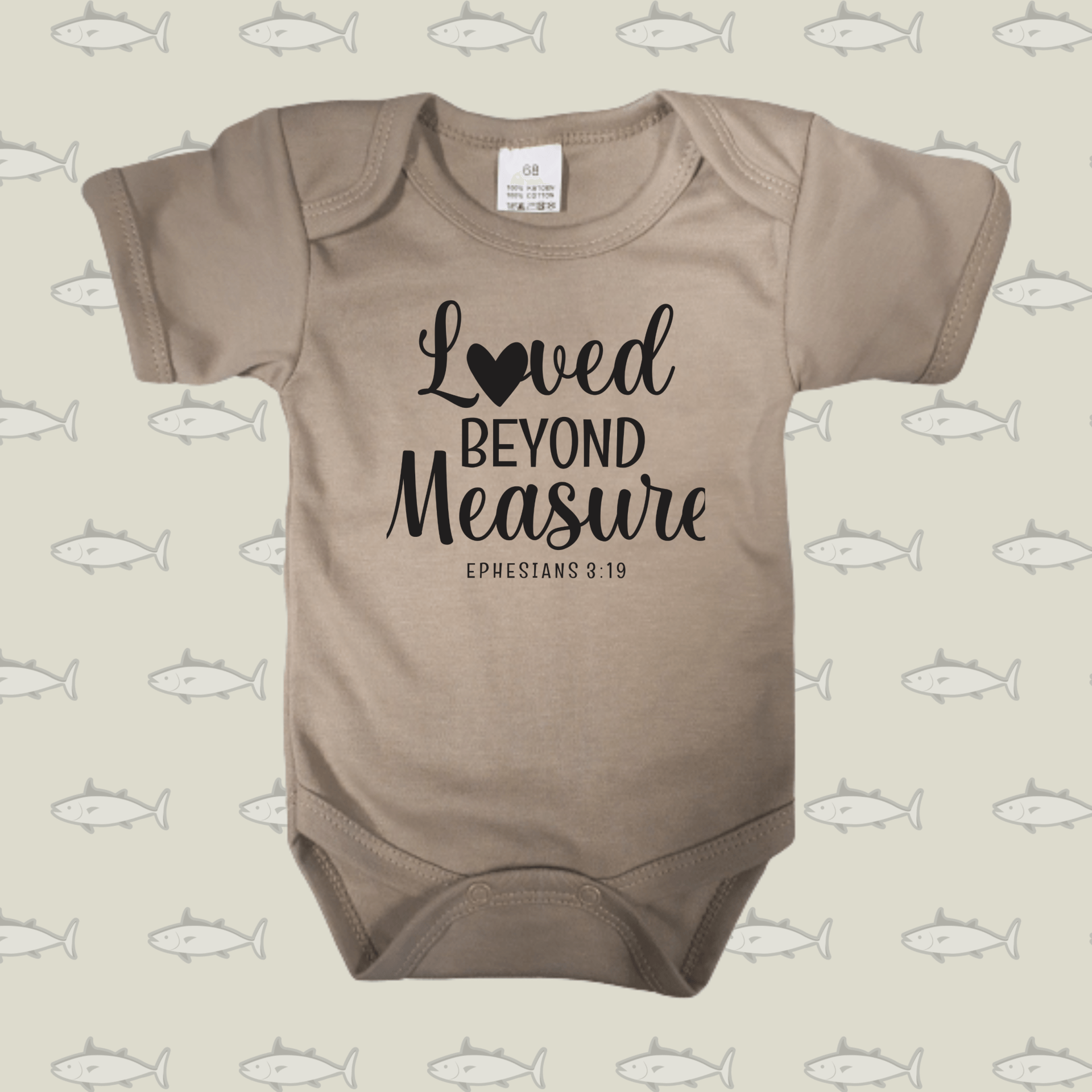 Baby romper-Loved beyond
