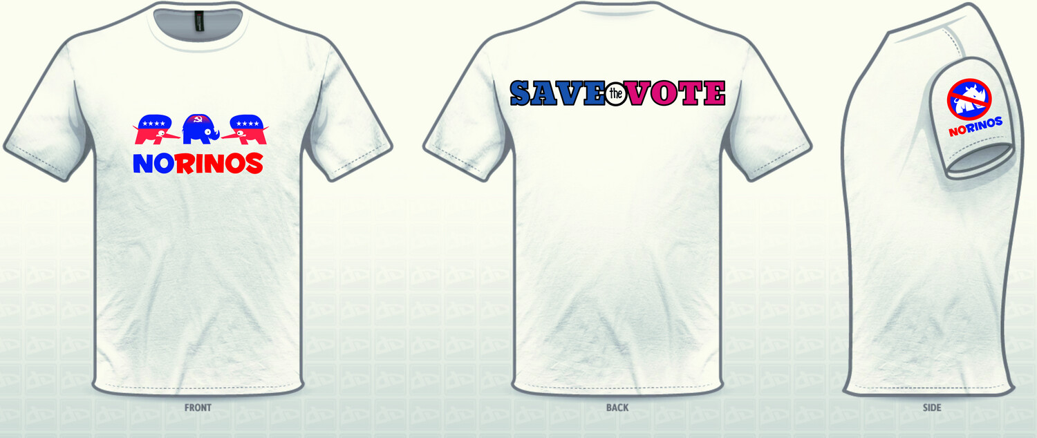 SAVE the VOTE No Rinos T-Shirt