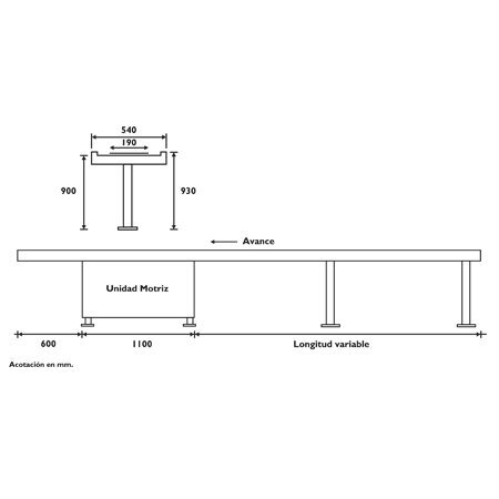 Transportadora de Charolas 