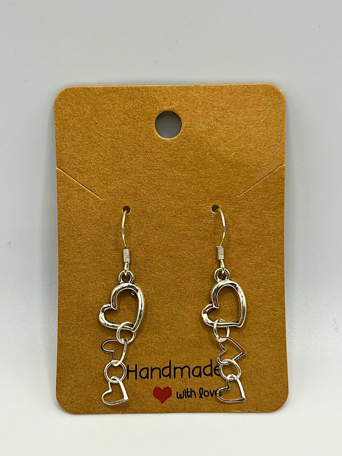 Heart Dangling Earrings
