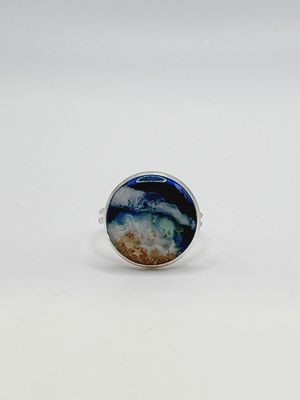 Ocean Resin Art Ring Ocean Resin Art Ring