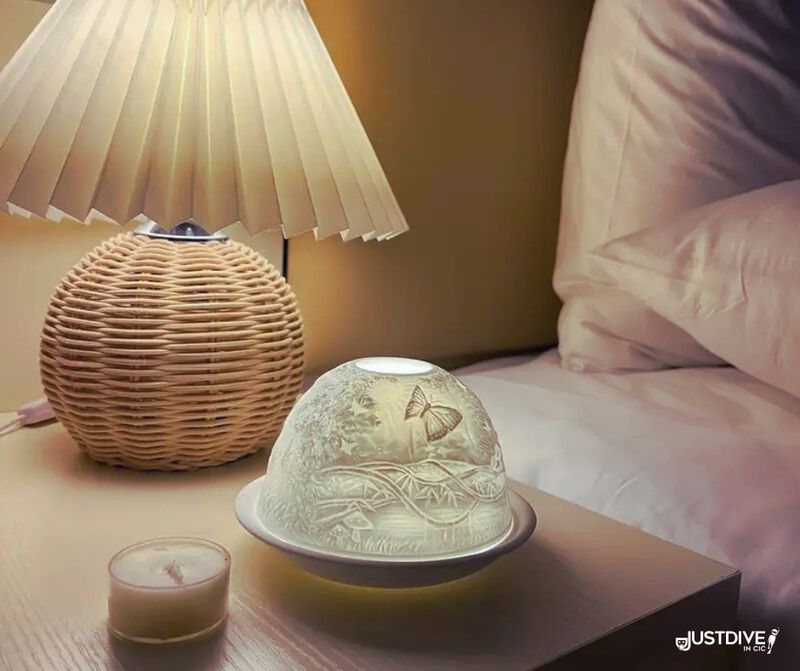 Butterfly Meadow – Porcelain Tealight Dome