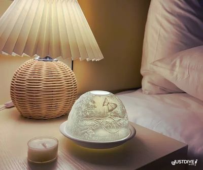 Butterfly Meadow – Porcelain Tealight Dome Butterfly Meadow – Porcelain Tealight Dome