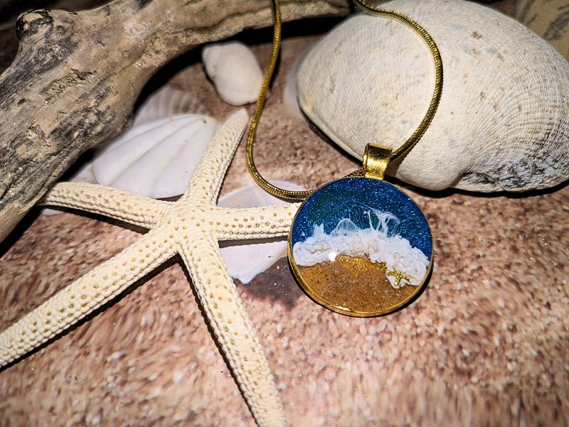 Golden Shoreline Pendant