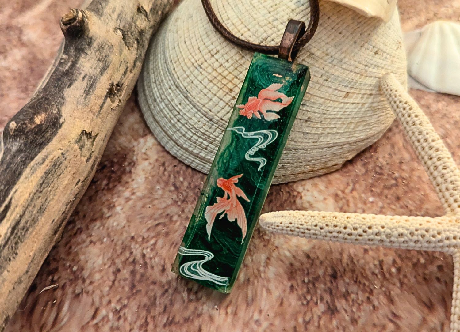 Koi Current Bar Pendant Koi Current Bar Pendant