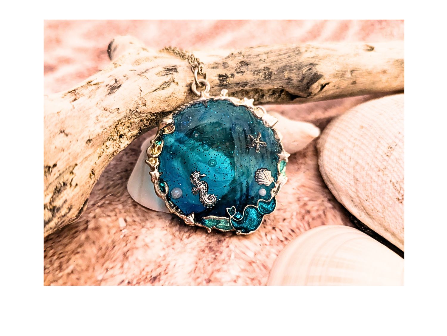 Seahorse Sanctuary Pendant