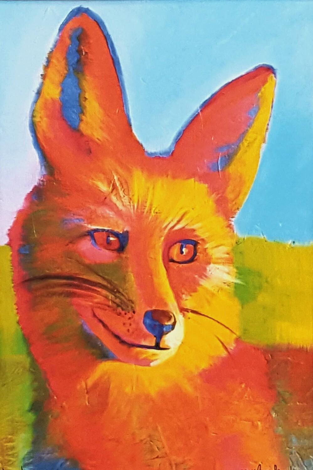 F is for Fox, print BARC141