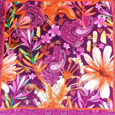 Fluid Rainforest (purple) Scarf PAND082