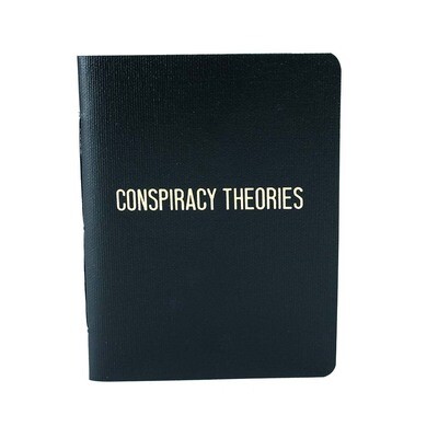 Conspiracy Theories, blank book COLD830