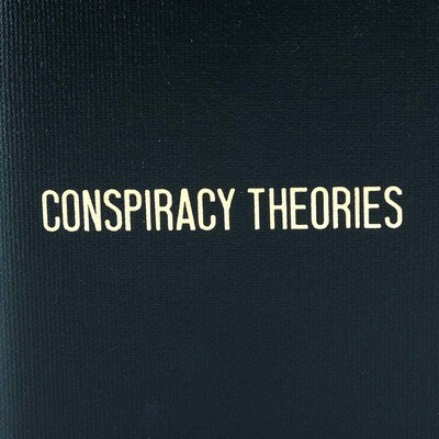 Conspiracy Theories, blank book COLD830