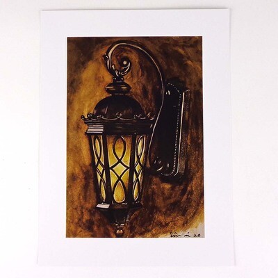 Copper Lamp print RICE38