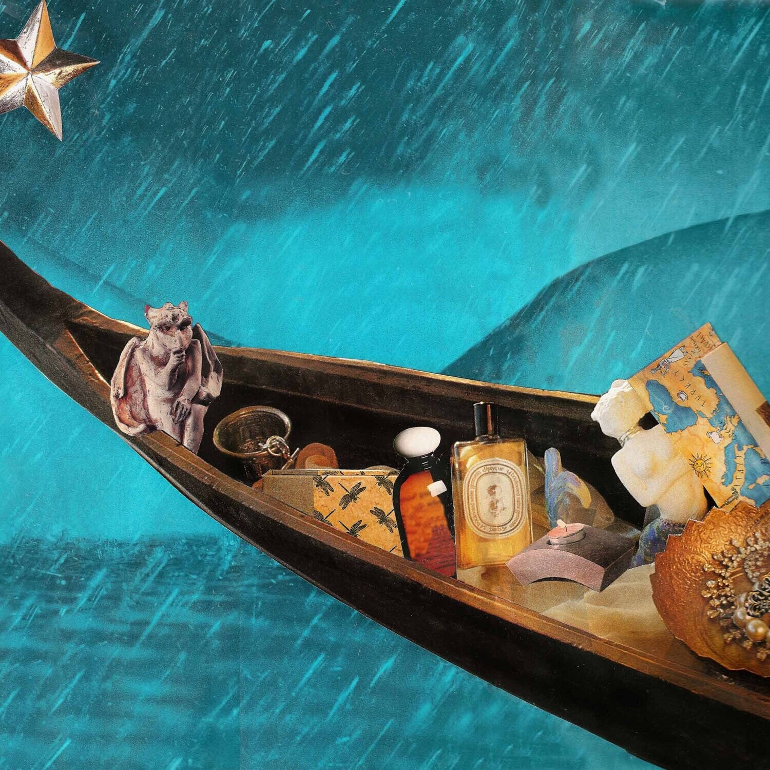 Treasure Hunt, print of collage KOPS409