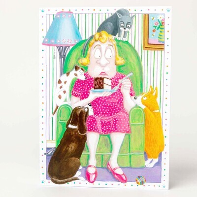 Watchdogs, birthday card SMIH017