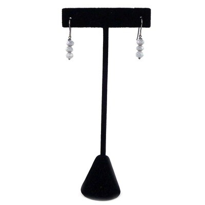 Stacked Grey Everyday Earrings COST011