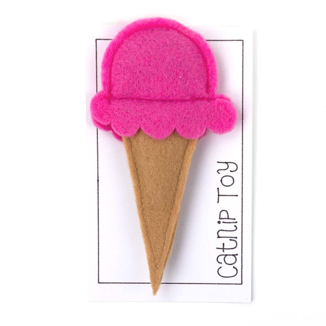 Catnip Ice Cream Cone, cat toy BRYS02