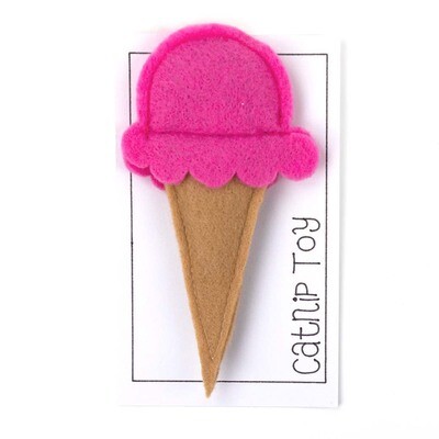 Catnip Ice Cream Cone, cat toy BRYS02