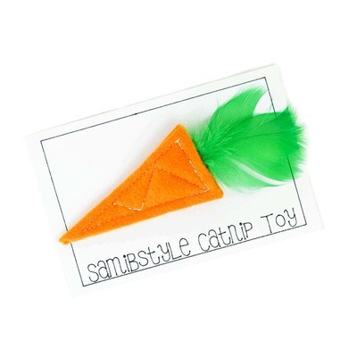 Catnip Carrot, cat toy BRYS07