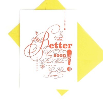 Feel Better Soon card RAER03
