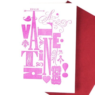 Hello Valentine (VAL21), holiday card RAER60