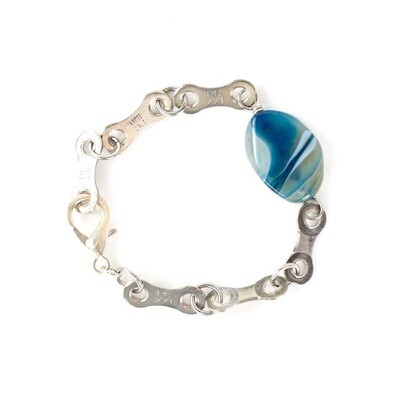 Blue Resin Charm, bracelet FLIA096