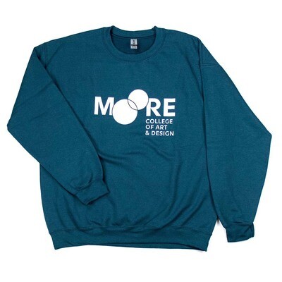 Moore Crewneck: Teal