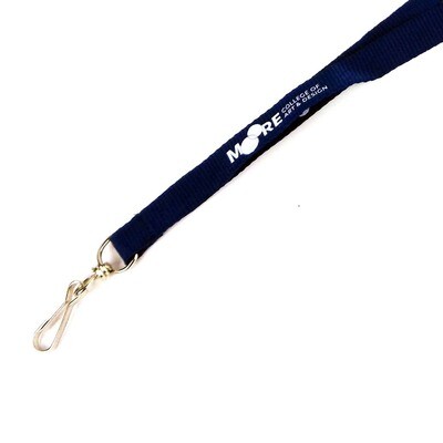Moore Navy Lanyard
