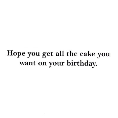 Let them Eat Cake, birthday card GRAL13 