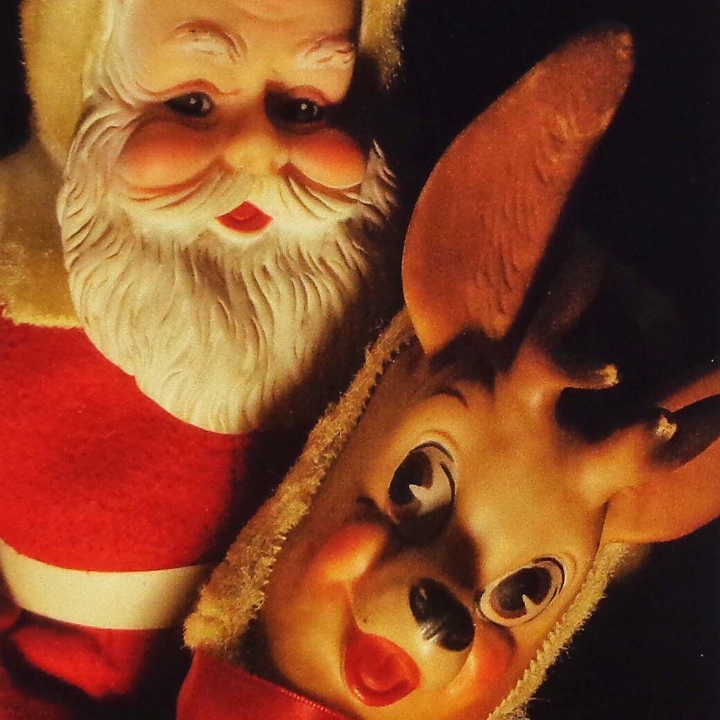 Rushton Santa Deer, Creepy Santa Series card DAVS134