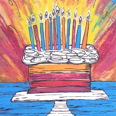 Birthday Cake, card JORR086