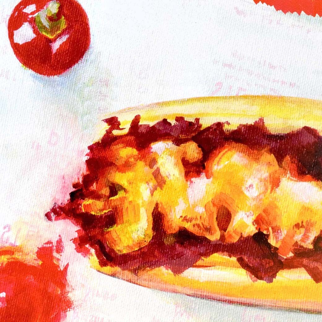 Pats Wiz Wit Steak, print LANV155