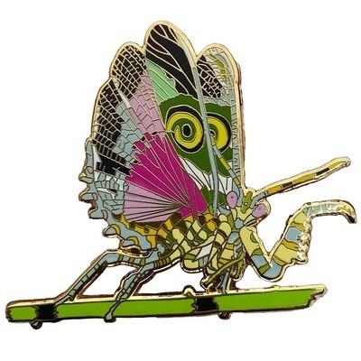 Flower Mantis, large pin BOGJ226