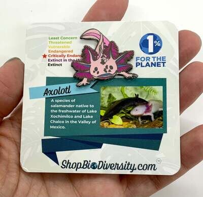 Pink Axolotl, pin BOGJ211